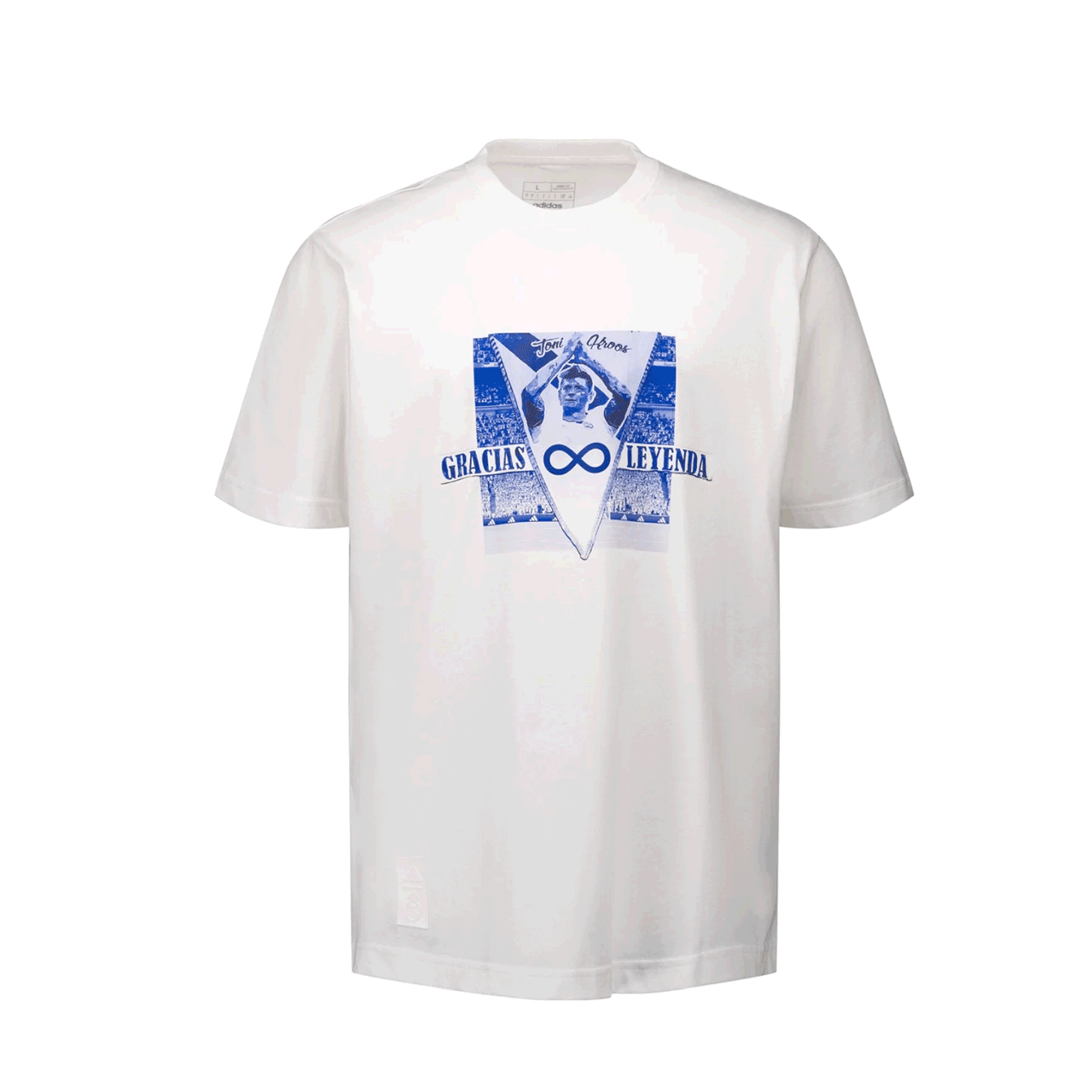 Mens T-Shirt Kroos adidas Magic Moments White